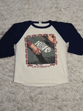 VTG 79' The Kinks Tour Raglan 3/4 Tee M